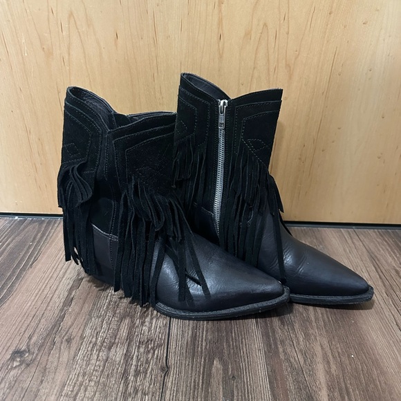 Free People Women’s Black Western Boots - Picture 5 of 5